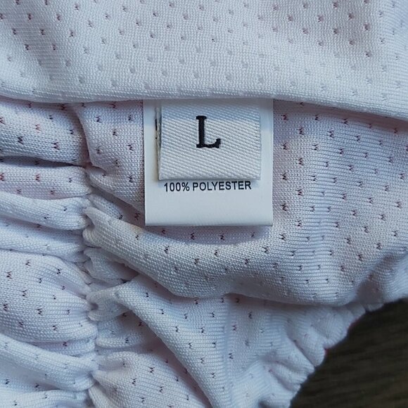 Ireenuo 100% Polyester Red Spring/Fall Coat/Shirt: Stylish and Reflective - L - Picture 6 of 8